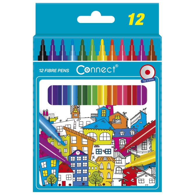 Connect flomasteri 12 kom Akcija u trgovini Kaufland