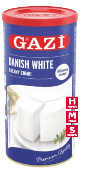 Gazi Danish white Kombi od obranog kravljeg mlijeka 800 g - Akcija u trgovini Tommy