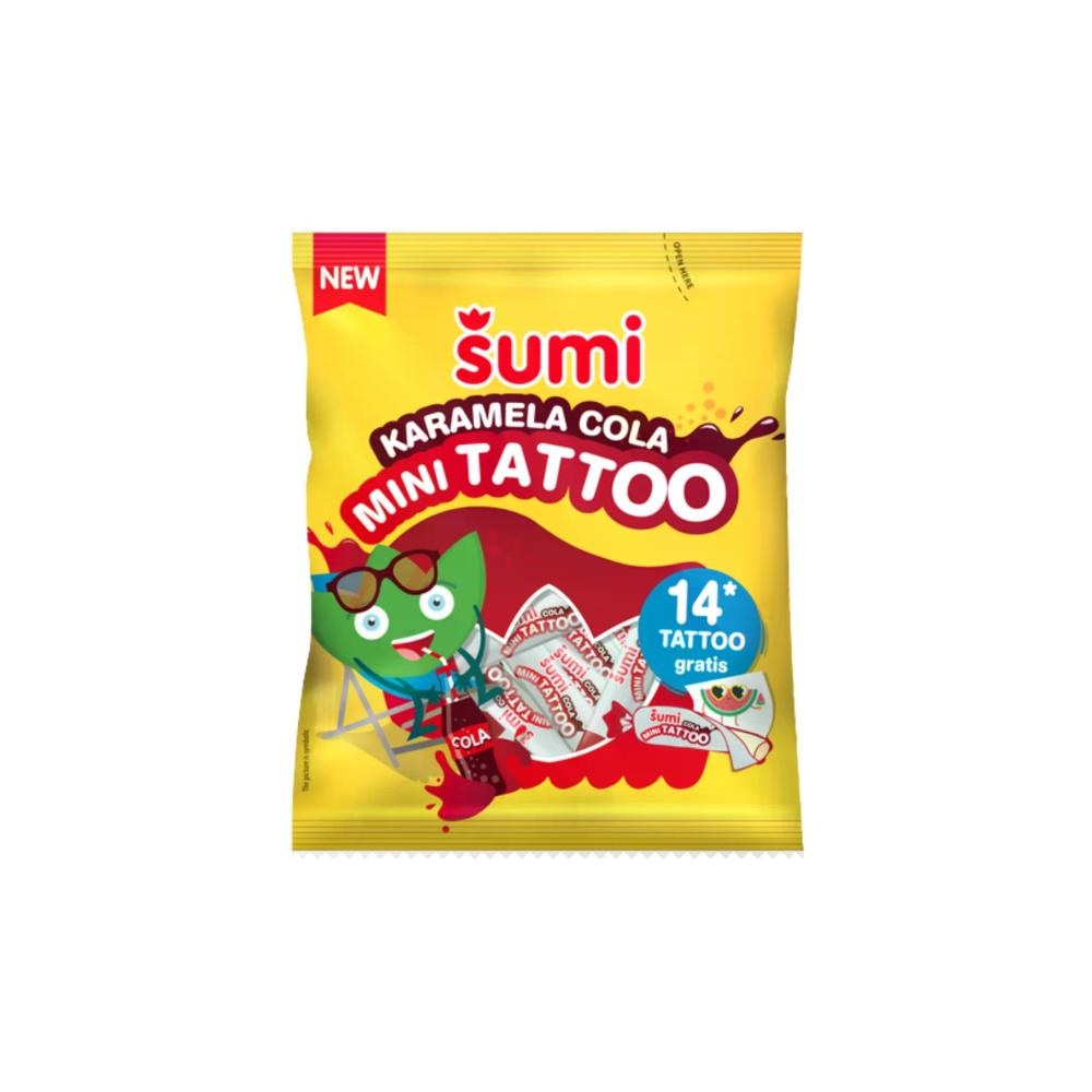 Šumi Karamela Cola Mini Tattoo 80g - Akcija u trgovini Žabac
