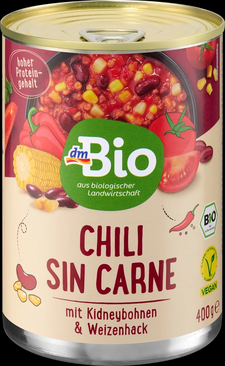 dmBio varivo od graha Chili sin Carne 400 g - Akcija u trgovini Dm