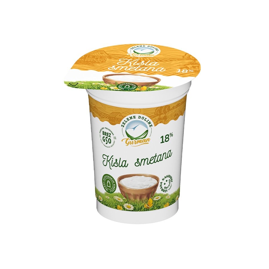 Kiselo vrhnje Zelene doline 180 g - Akcija u trgovini KTC