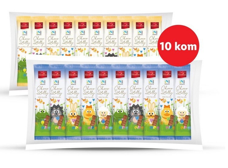 FAVORINA Čokoladne lizalice 150 g - Akcija u trgovini Lidl