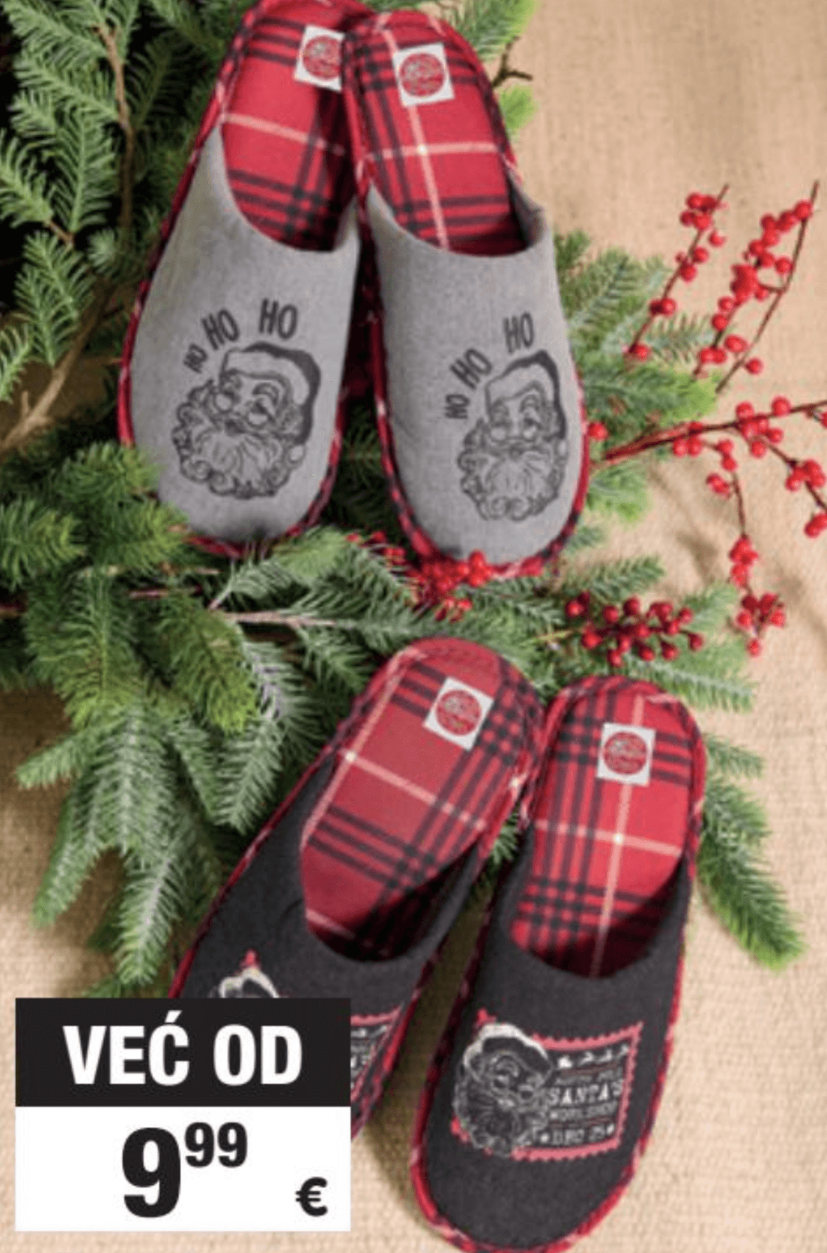 Papuče - Akcija u trgovini Interspar