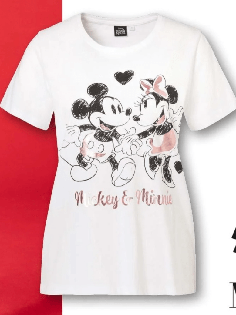 Ženska majica kratkih rukava Mickey & Minnie JANINA - Akcija u trgovini Kik