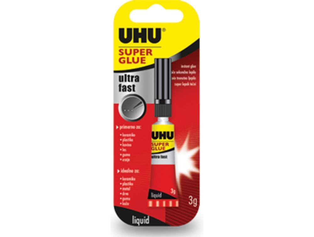 UHU Super ljepilo 3 g, 1 kom - Akcija u trgovini Ribola