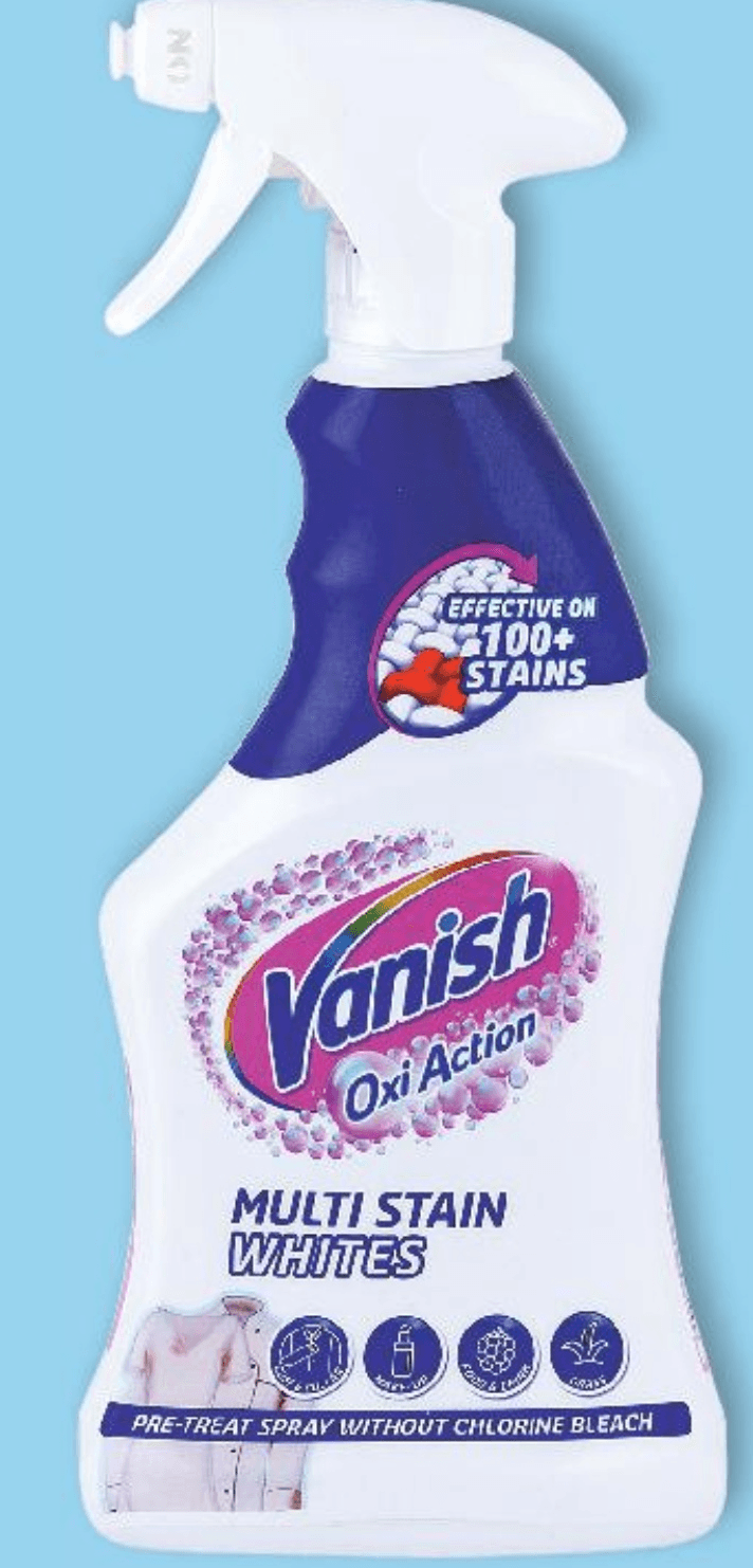 Vanish sredstvo za uklanjanje mrlja sprej 500 ml - Akcija u trgovini Kaufland