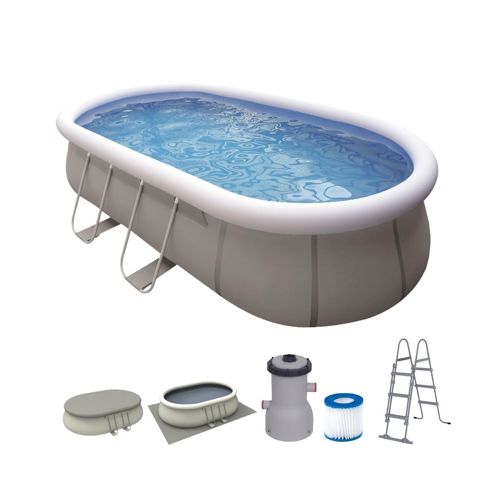 Montažni bazen OVALNI 540 x 305 x 122 cm - Akcija u trgovini Pevex