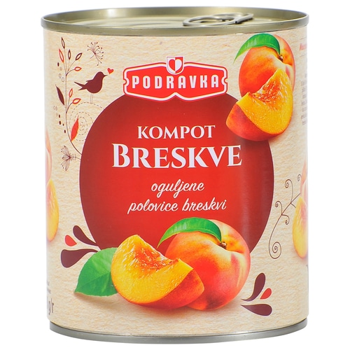 Podravka Kompot breskve 480 g - Akcija u trgovini Studenac