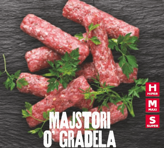 Naša robna marka Ćevapčić 400 g - Akcija u trgovini Tommy