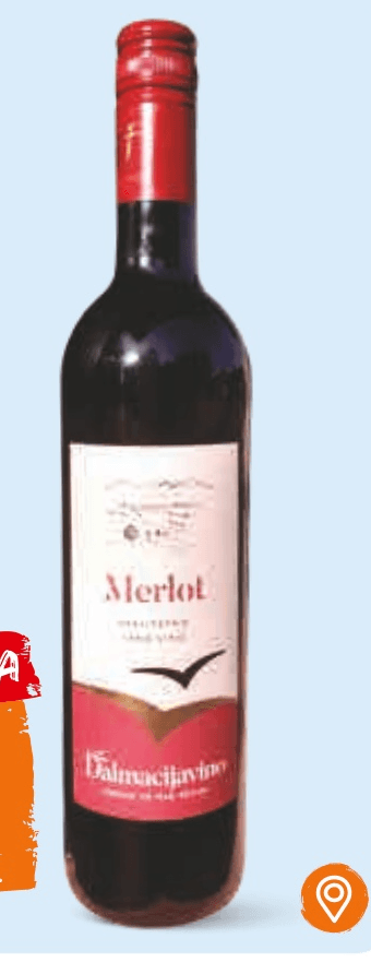 Badel Vino Merlot 0,75 l - Akcija u trgovini Studenac