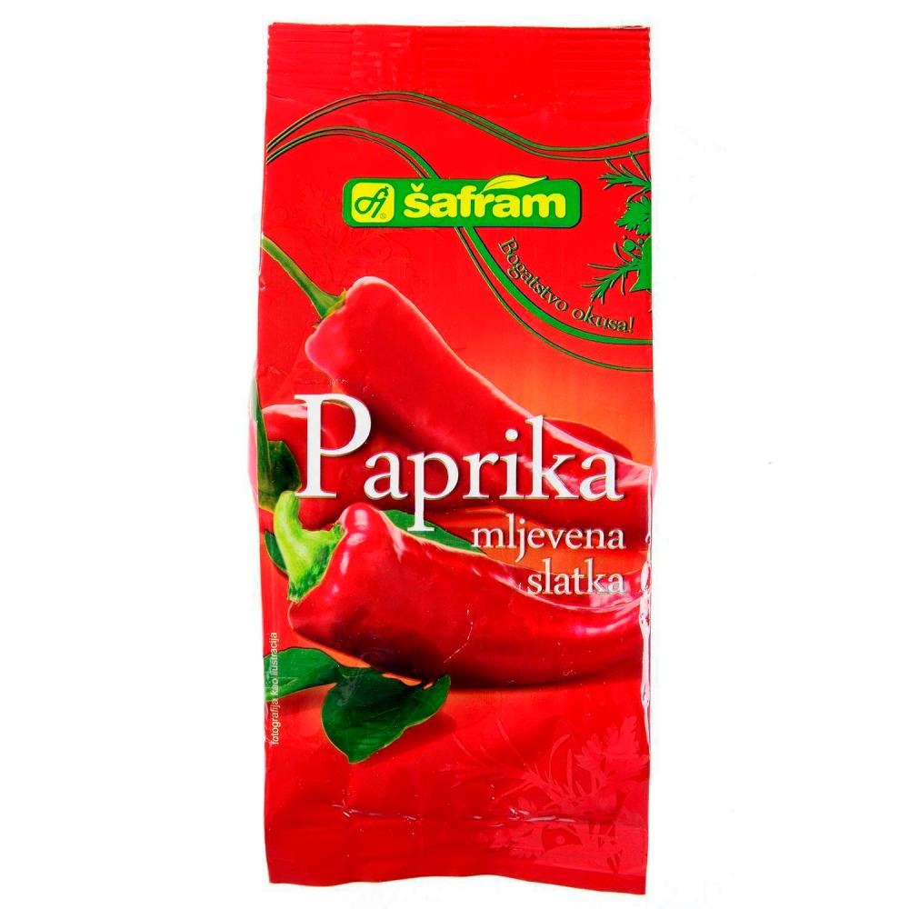 Paprika mljevena slatka Safram 100 g - Akcija u trgovini NTL