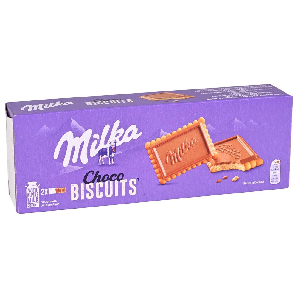 Keksi choco biscuits Alpine milk 150 g Milka - Akcija u trgovini NTL