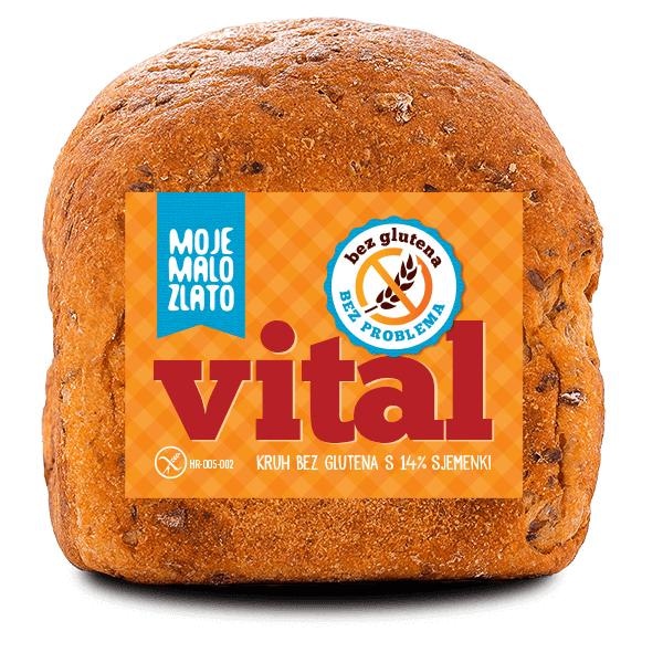 Moje malo zlato Kruh Vital bez glutena 300 g - Akcija u trgovini Spar