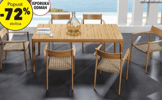 Stol LIMA LIFESTYLE - Akcija u trgovini Harvey Norman