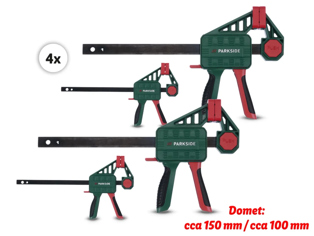 Parkside Jednoručne stezaljke Set - Akcija u trgovini Lidl