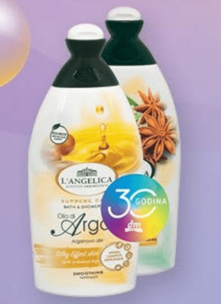 L'Angelica gel za tuširanje 2x500 ml - Akcija u trgovini Dm