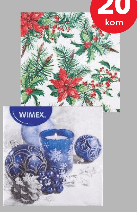 WIMEX Salvete 20 kom - Akcija u trgovini Kaufland