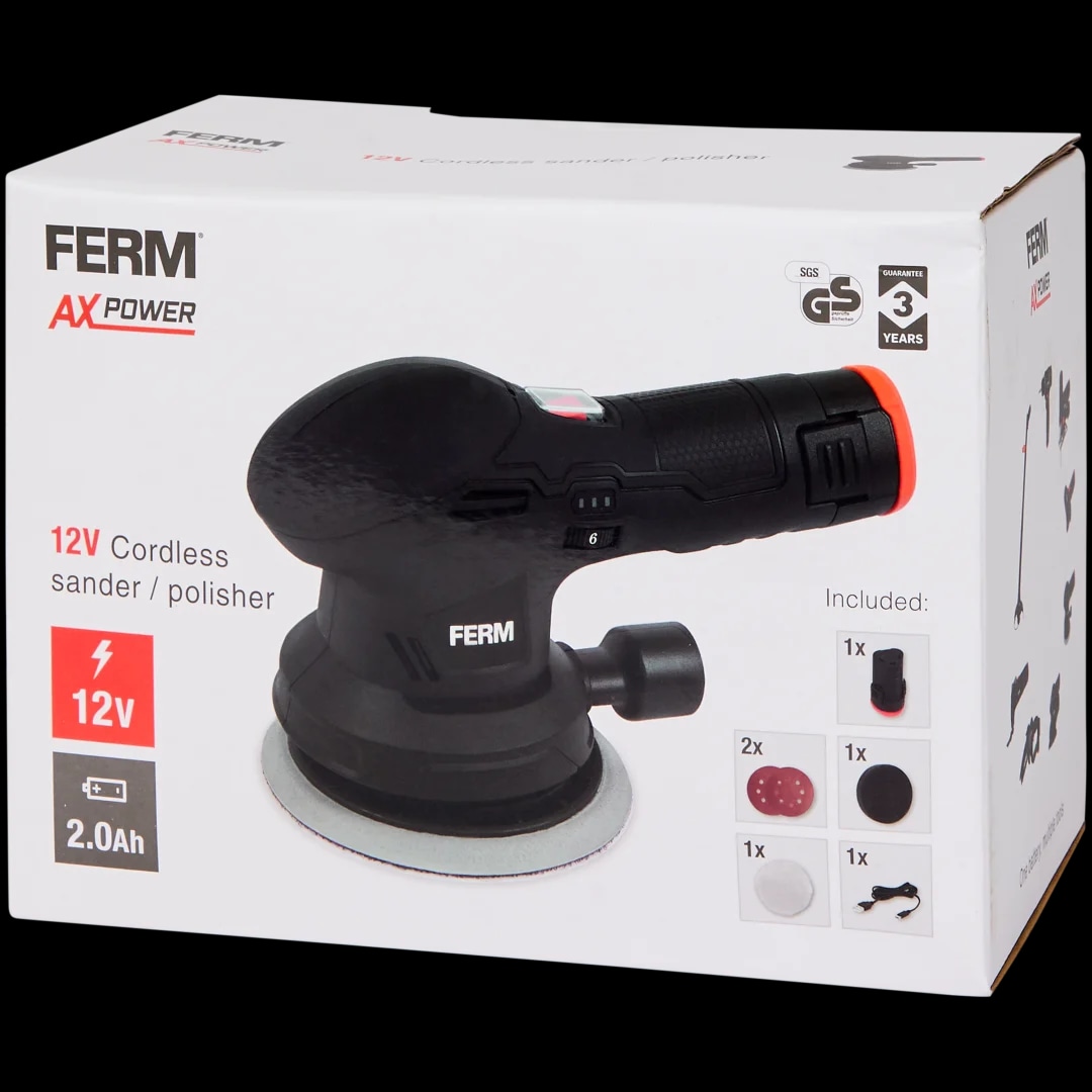 FERM AX-power Bežični uređaj za brušenje i 12 volti - Akcija u trgovini Action