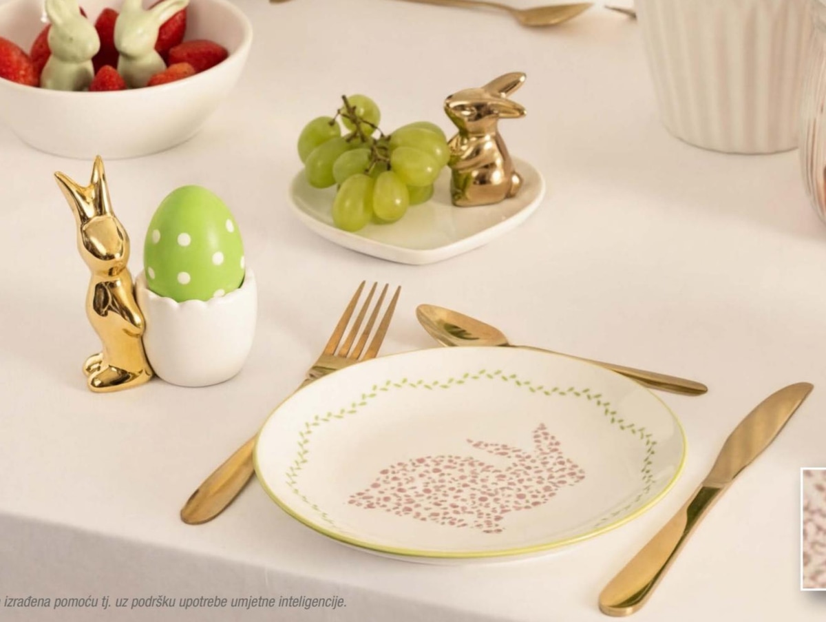 Uskrsni pribor za jelo - Akcija u trgovini Kik