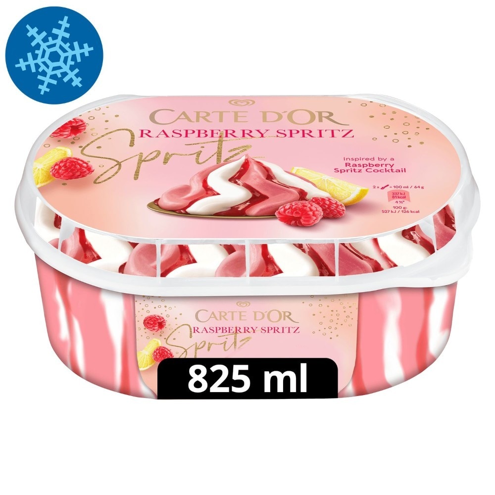 Carte d'Or sladoled Raspberry Spritz i Pistachio Delight 825 g Akcija u trgovini Žabac