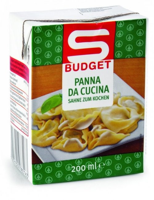 Vrhnje za kuhanje 200 ml S-BUDGET - Akcija u trgovini Spar