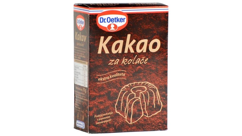 Dr. Oetker Kakao za kolače 70 g - Akcija u trgovini Trgovina Krk