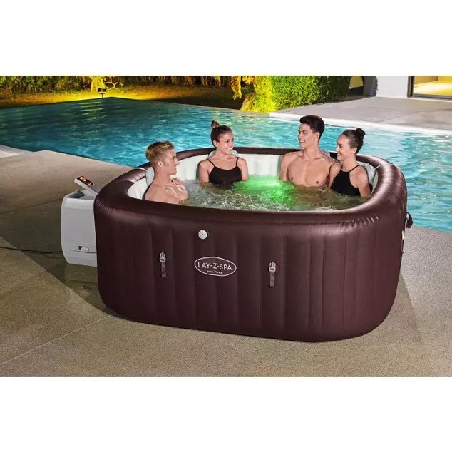 Bestway Hidromasažni bazen Maldives 6001U 201x64 cm, za 7 osoba, zapremnina 1050 l - Akcija u trgovini Merkury