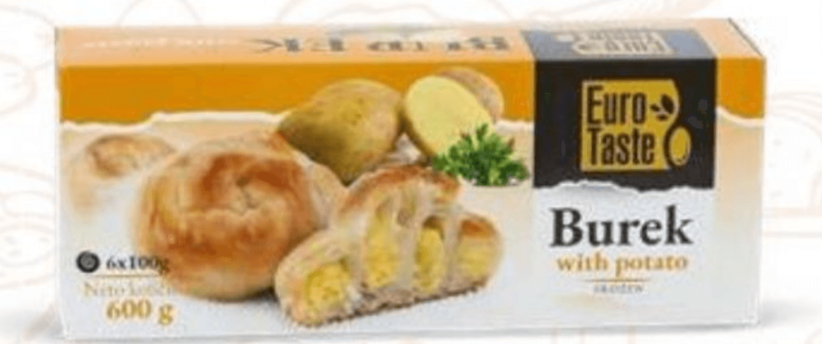 Burek s krumpirom 600 g Euro-Taste Akcija u trgovini Eurospin