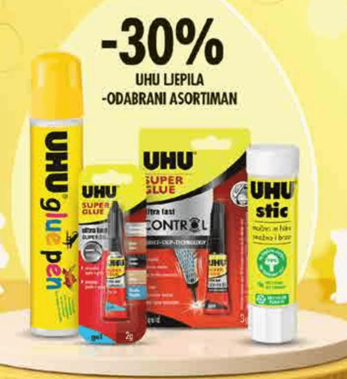 UHU Ljepila - Akcija u trgovini Studenac