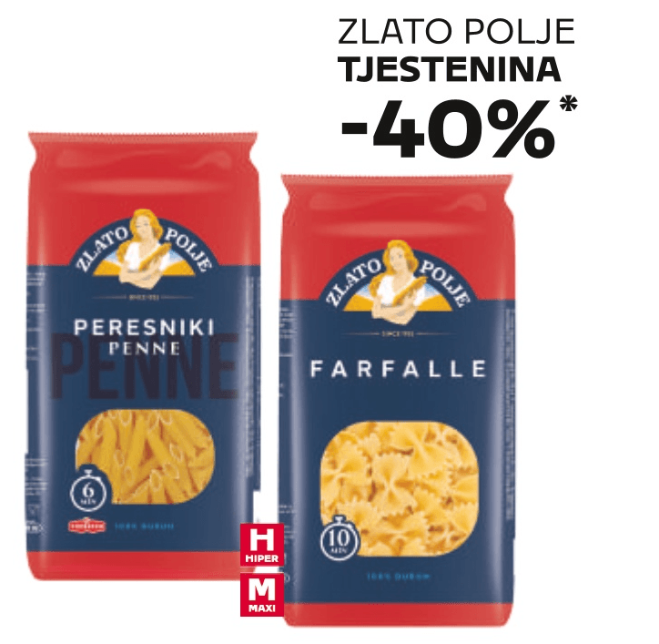 Zlato Polje Tjestenina - Akcija u trgovini Tommy