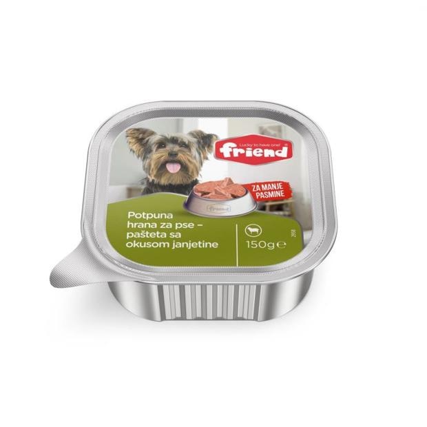 FRIEND Pašteta za pse 150g - Akcija u trgovini Pivac