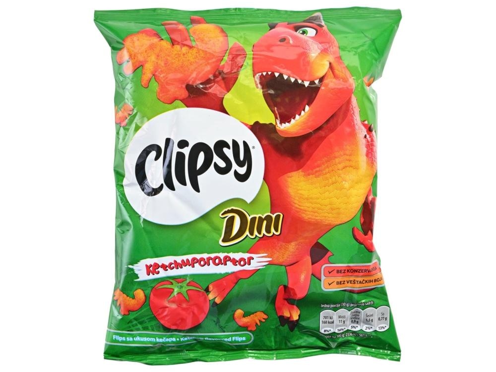 Clipsy Max chicken, Hot Dog, Dini ketchup 30 g - Akcija u trgovini Djelo