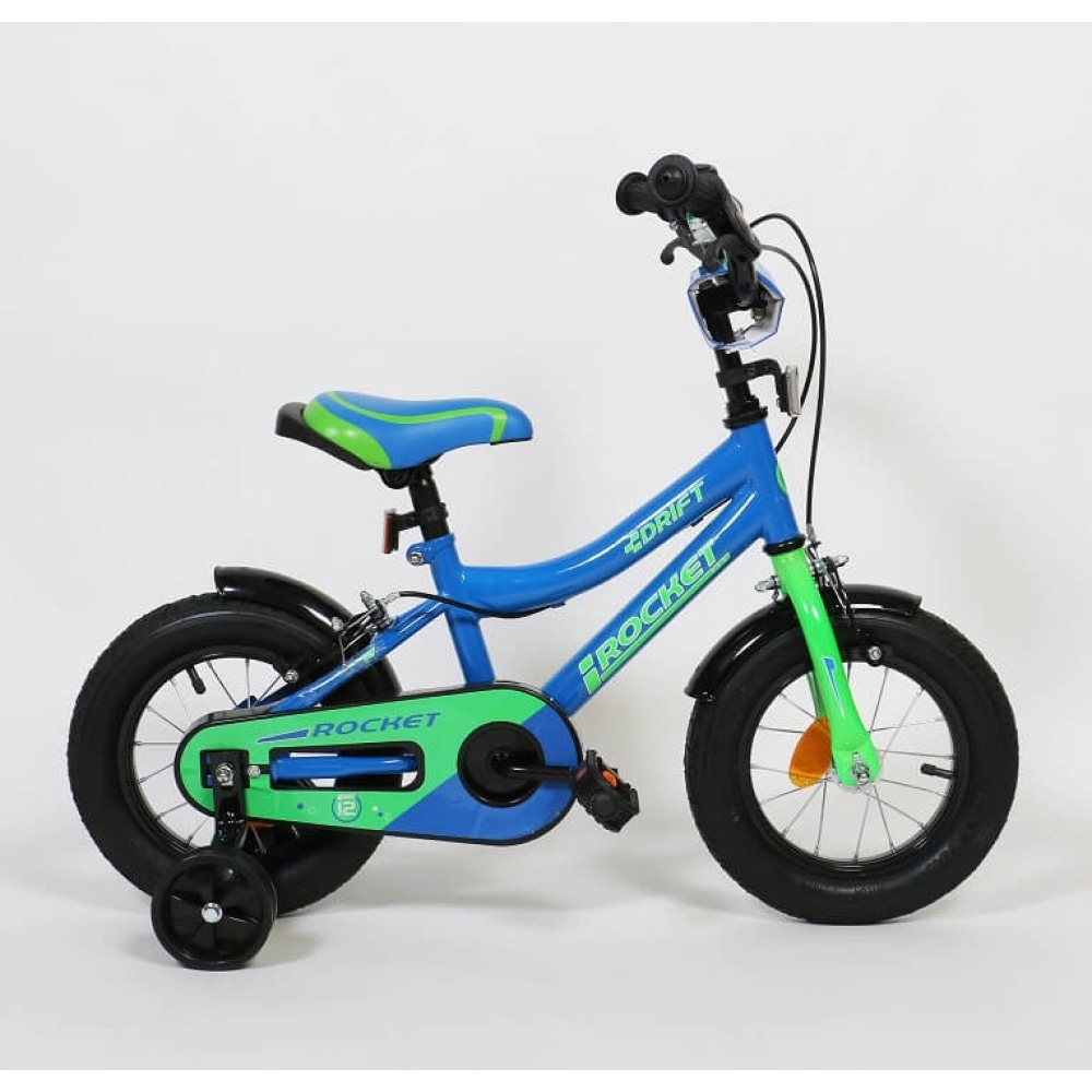 Dječji bicikl Rocker zeleni ili plavi 12" - Akcija u trgovini Vinkoprom