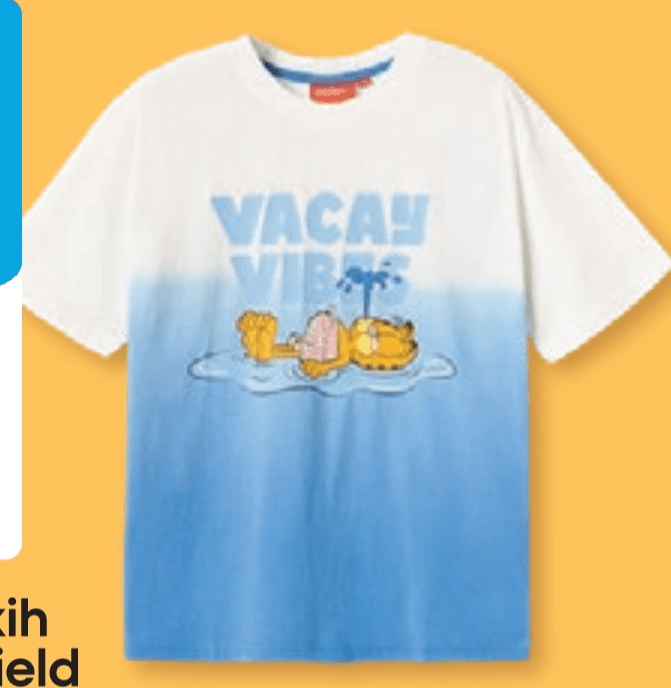 Majica kratkih rukava Garfield 134-170 cm - Akcija u trgovini Pepco