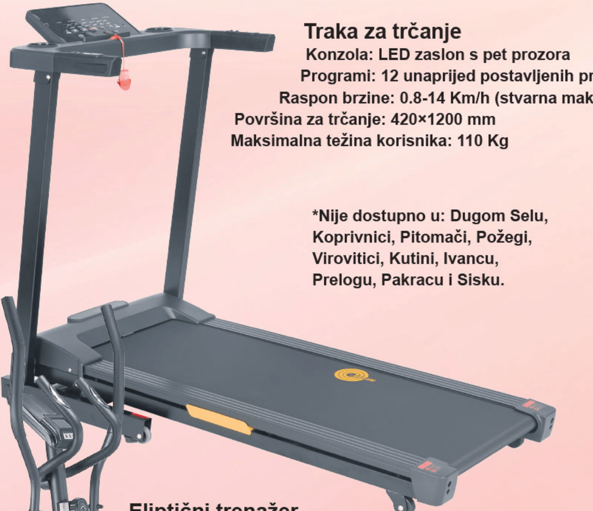 Traka za trčanje - Akcija u trgovini KTC