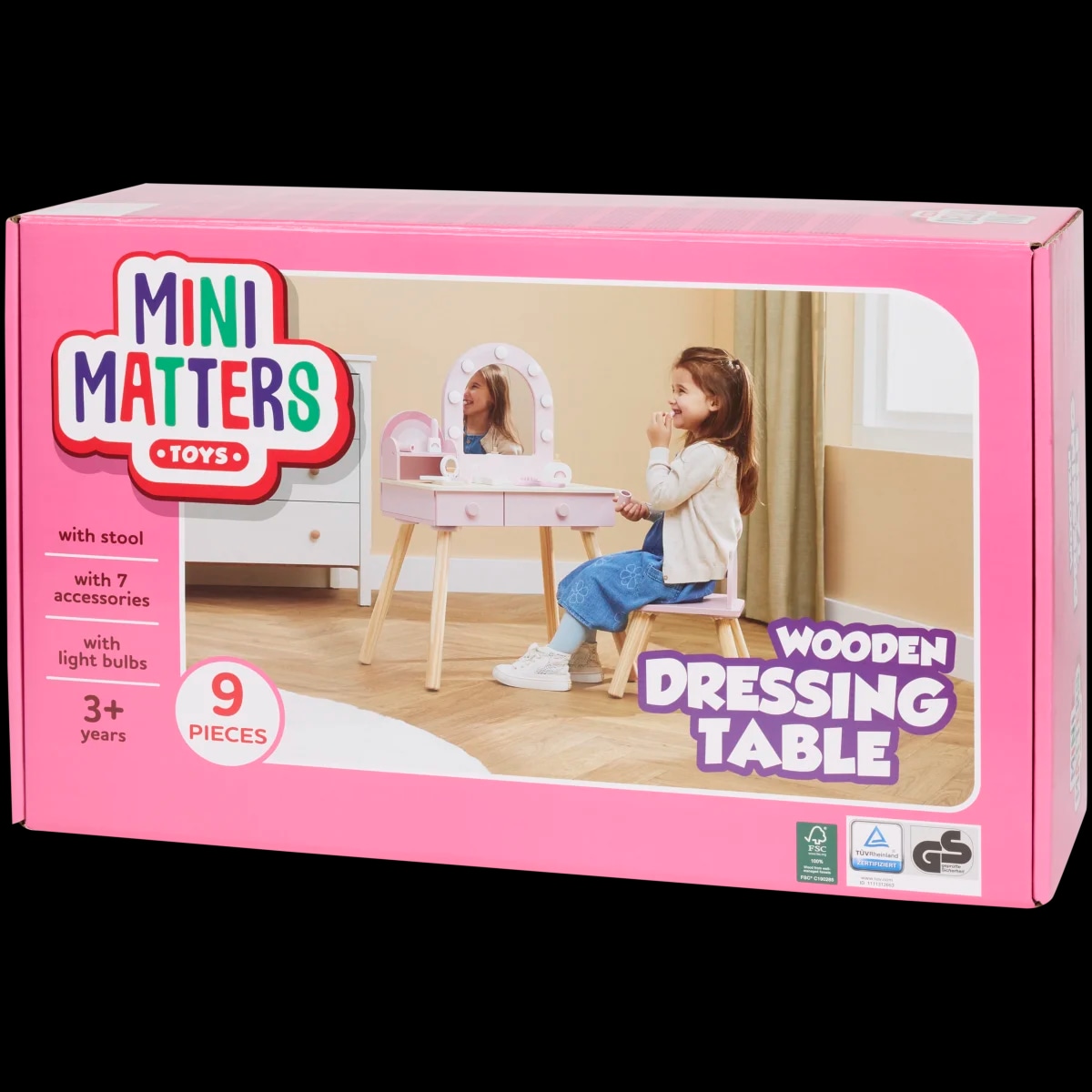 Mini Matters drveni stolić za šminkanje sa stolcem 1 set Akcija u trgovini Action