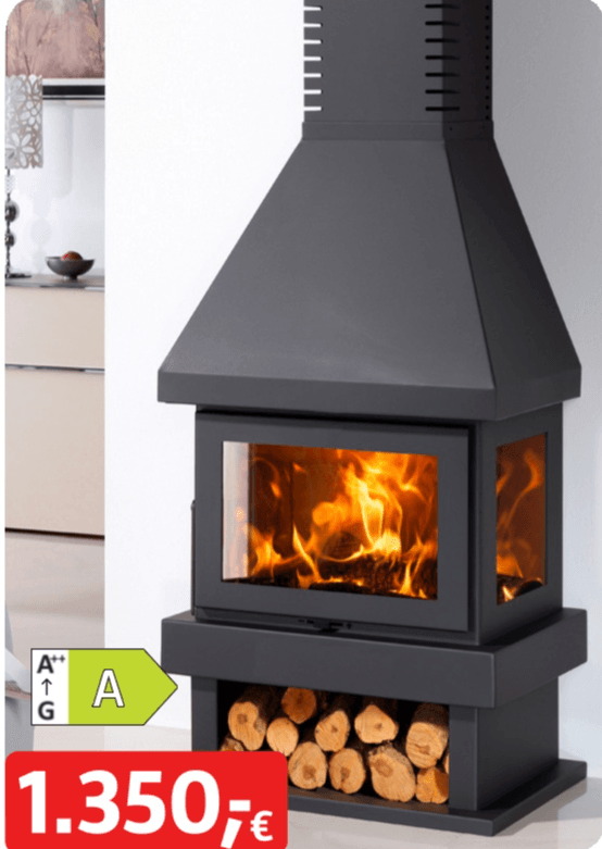 Kamin na drva 'Canada' - Akcija u trgovini Bauhaus