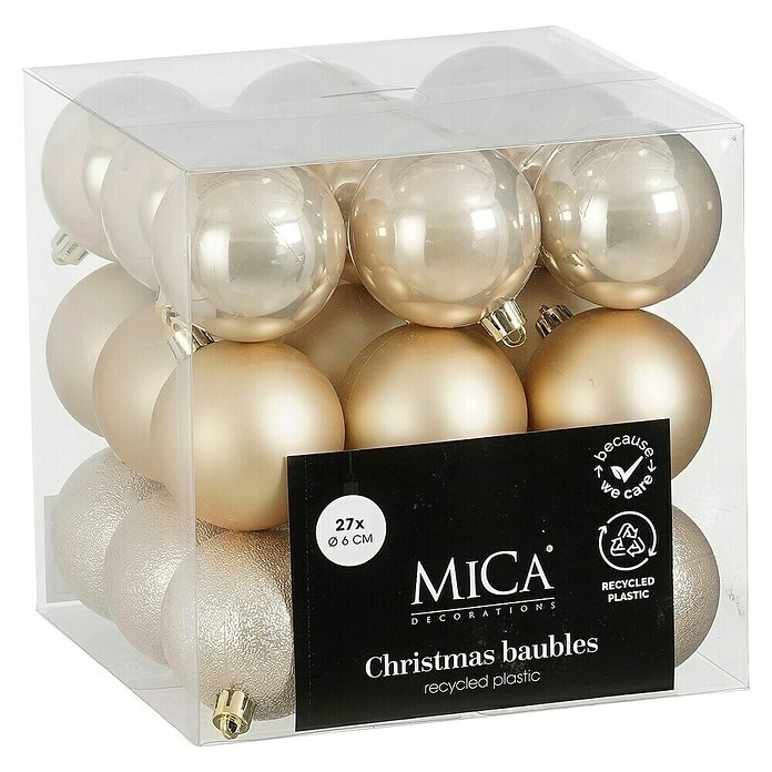 Kuglice za bor 27 kom. MICA DECORATIONS - Akcija u trgovini Bauhaus