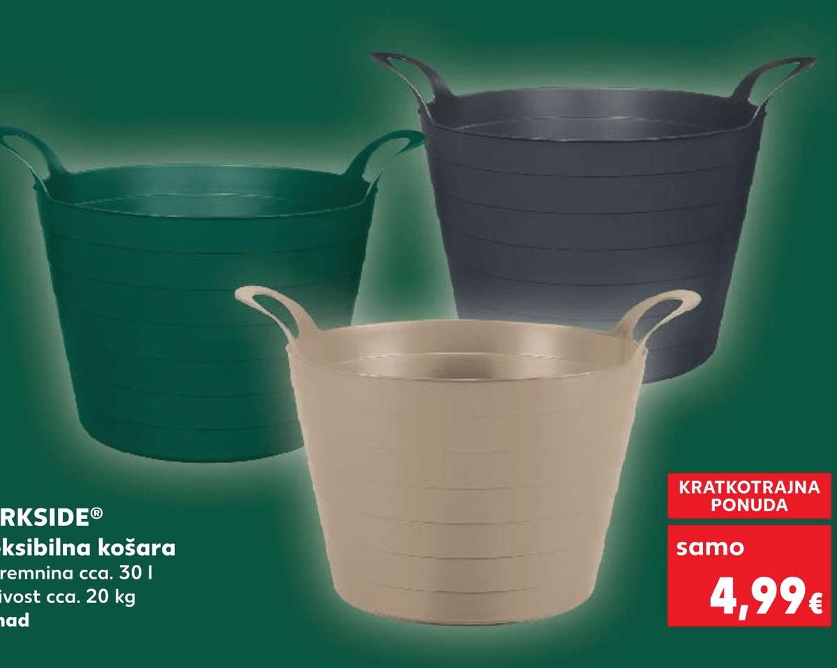 PARKSIDE® Fleksibilna košara komad - Akcija u trgovini Kaufland