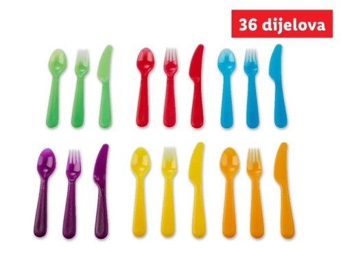 Pribor za jelo 36 dijelova - Akcija u trgovini Lidl