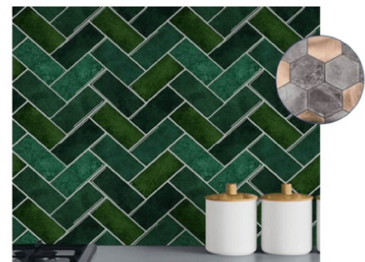 Samoljepljive zidne pločice - Akcija u trgovini Action