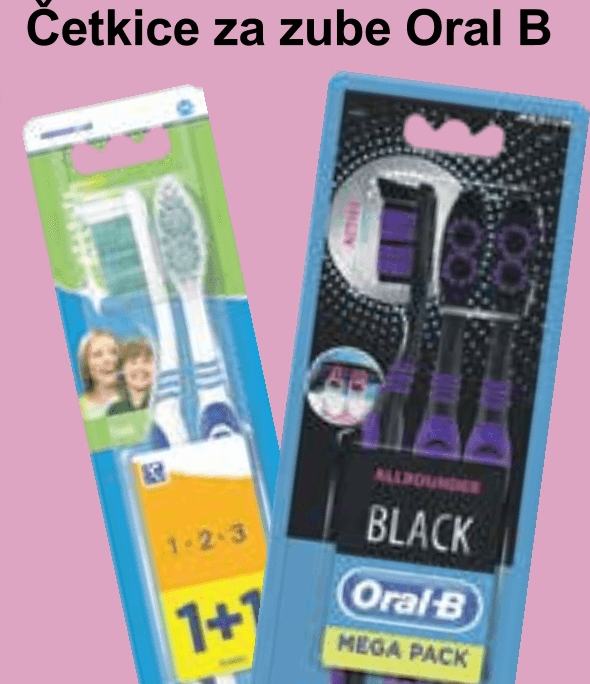 Četkice za zube Oral B Oral-B - Akcija u trgovini KTC