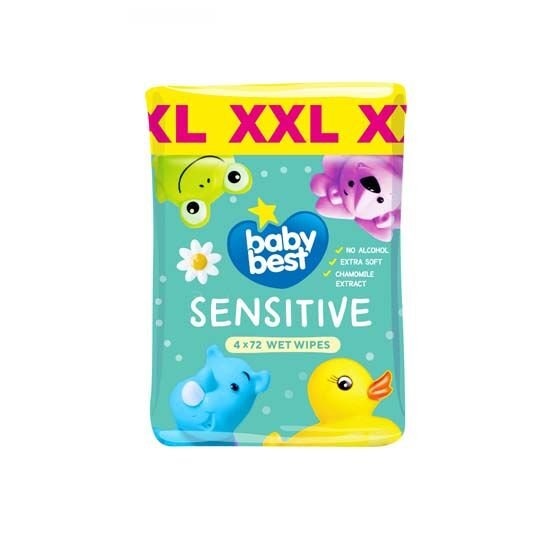 Baby Best Vlažne maramice za djecu 4x 72 komada - Akcija u trgovini Plodine