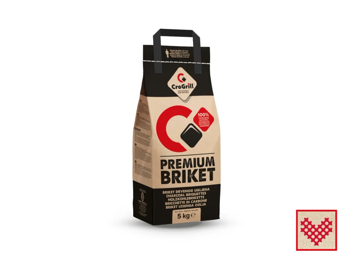 CROGRILL Drveni briketi 5 kg - Akcija u trgovini Lidl
