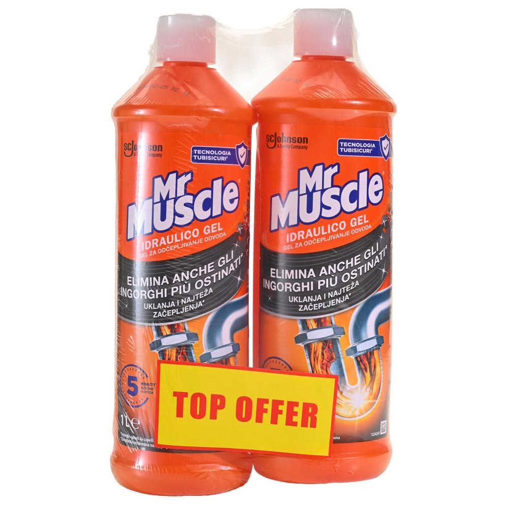 Mr Muscolo gel za odvode 2 x 1 l - Akcija u trgovini KTC