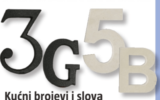 Solarna svjetiljka s kućnim brojem - Akcija u trgovini Bauhaus