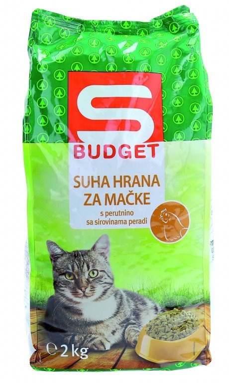 Suha hrana za mačke Budget 2 kg - Akcija u trgovini Spar