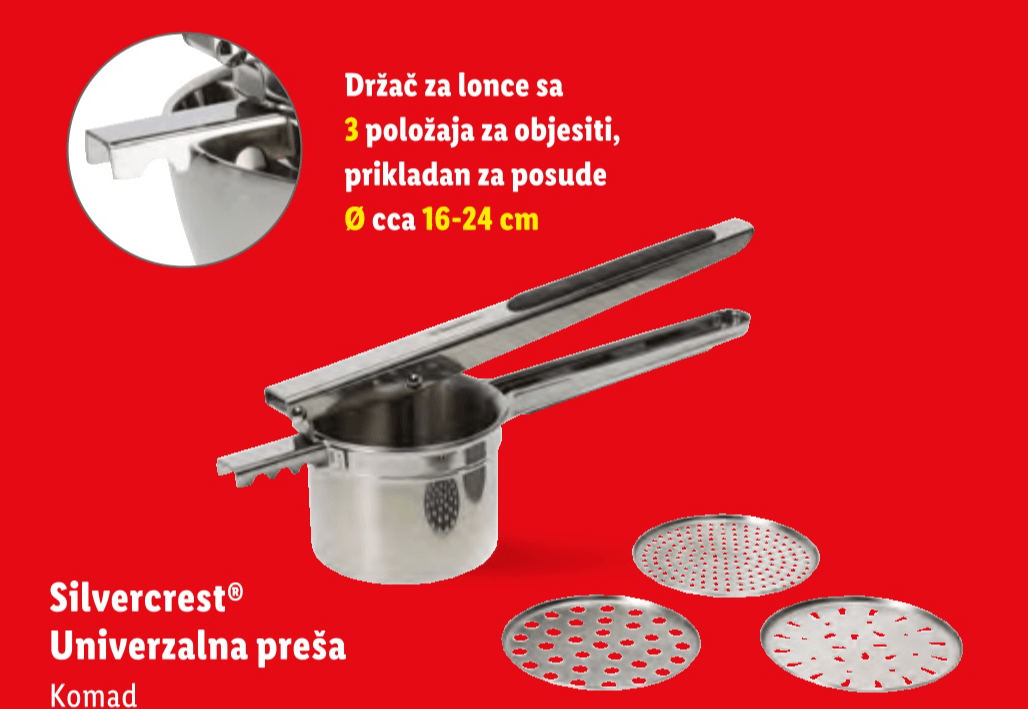 Silvercrest Univerzalna preša Komad - Akcija u trgovini Lidl