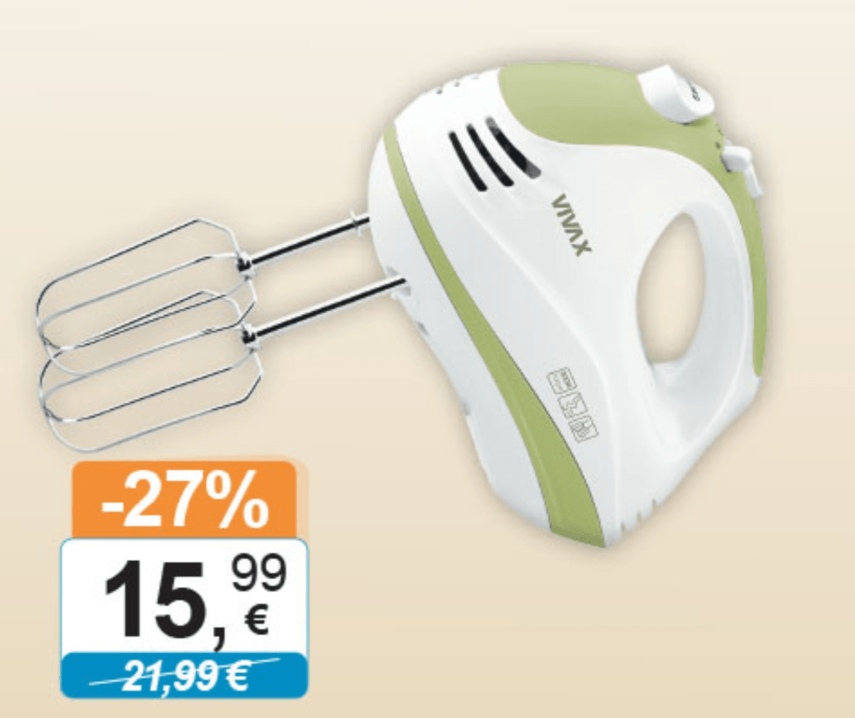 Ručni mikser Vivax HM-303WG - Akcija u trgovini KTC