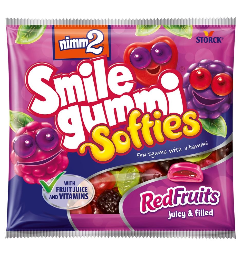 Bomboni gumeni, red fruits Softies 90 g Nimm2 - Akcija u trgovini NTL